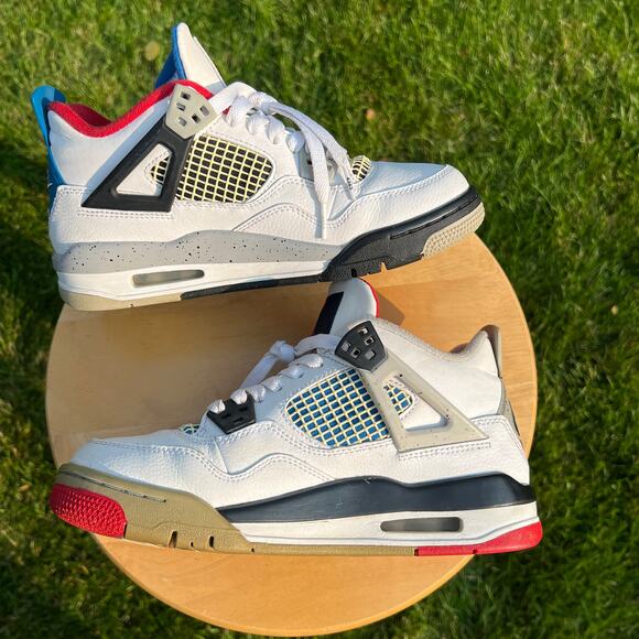 Jordan Athletic Shoes - White, Blue, Red main image 4